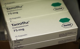 Une boîte de Tamiflu.