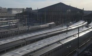 Vue en date du 13 novembre 2014 de la gare du Nord à Paris