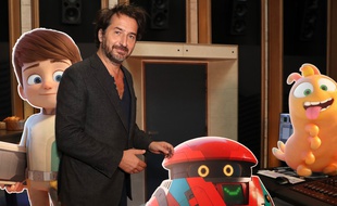 Le comédien Edouard Baer double la voix du robot Buck dans le nouveau long-métrage de Tat Productions, Terra Willy.