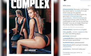 Khloé Kardashian en Une du magazine «Complex»