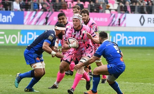 Le joueur du Stade Français Hendré Stassen