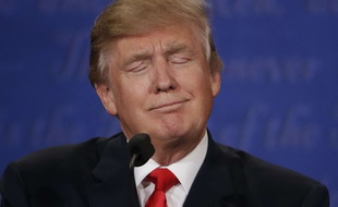 Donald Trump lors du troisième et dernier débat face à Hillary Clinton, le 19 octobre 2016.