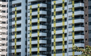 Les bâtiments de la délégation australienne dans le village olympique de Rio.