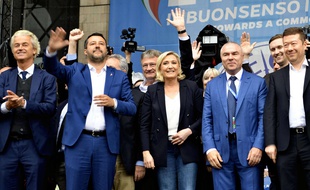 Les leaders européens d’extrême droite, en Italie, avant les européennes de 2019. (archives)