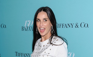 L'actrice Demi Moore au 150e anniversaire de Harper's Bazaar