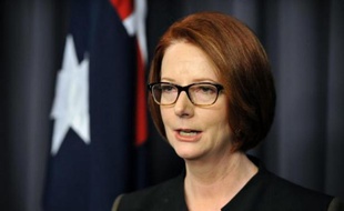 Gillard, première femme Premier ministre de l'histoire de l'Australie, n'est jamais parvenue à être populaire et les sondages la donnaient perdante le 14 septembre.