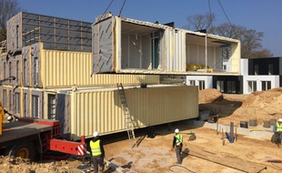 Démarré en octobre, le chantier doit être livré cet automne à La Chapelle-Thouarault.