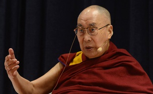 Le dalaï-lama, le 12 décembre 2018 à Bombay en Inde.