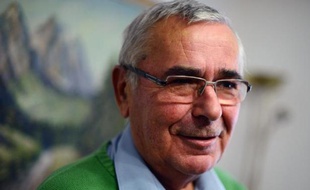 Le garde-frontière de Berlin-Est Harald Jäger dans sa maison à Werneuchen, au nord de Berlin, le 4 novembre 2014