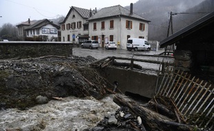Les dommages causés par la tempête Eleanor, le 4 janvier 2018.