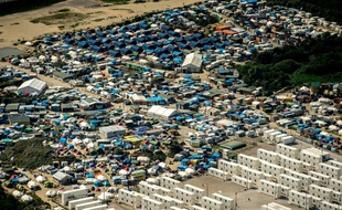 La « Jungle » de Calais.