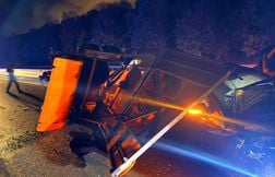 Deux hommes blessés après avoir percuté un véhicule de chantier à Rennes