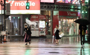 Le typhon Trami est passé sur Tokyo dans la nuit de dimanche à lundi.