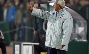 Marcello Lippi à Sofia le 11 octobre 2008.