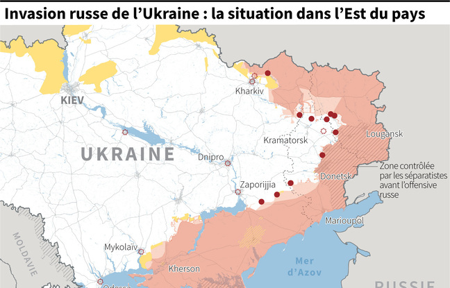 Guerre en Ukraine : Des « offensives inefficaces » sur terre à l'hégémonie en mer, l'avancée des forces russes en infographies