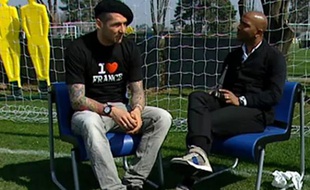 Capture d'écran Marco Materazzi à Téléfoot.