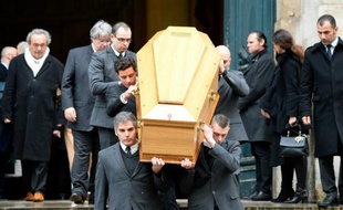 Obsèques de Michel Galabru à l'église Saint-Roch le 12 janvier 2016 à Paris