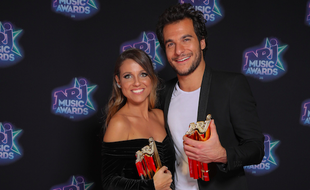 Amir et son épouse Lital, aux NRJ Music Awards, en novembre 2016.