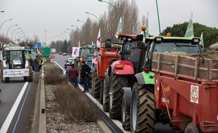 Les agriculteurs de la Région Occitanie avaient eux aussi paralysé la circulation sur le périphérique en réalisant des barrages filtrants, le 31 janvier 2018.