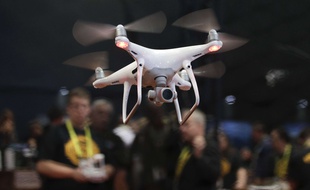 Un petit drone civil de la marque chinoise DJI.