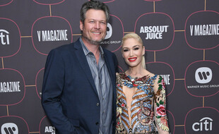 Les chanteurs et époux Blake Shelton et Gwen Stefani