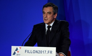 François Fillon a donné une conférence de presse à son QG parisien le 6 février 2017.