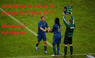 Clément Chantôme et Bafétimbi Gomis, le 12 octobre 2012.