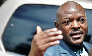 Le président burundais, Pierre Nkurunziza, le 17 mai 2015 à Bujumbura