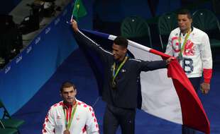 Tony Yoka lors des JO 2016 à Rio.