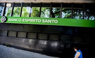 Siège de la banque portugaise Espirito Santo (BES) à Lisbonne le 10 juillet 2014