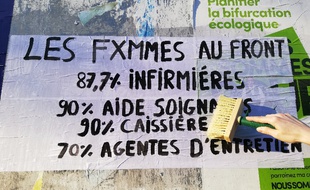 Une affiche du collectif féministe nordiste La Drache.