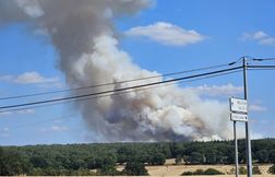 Un important feu commence à ravager la forêt de Brocéliande