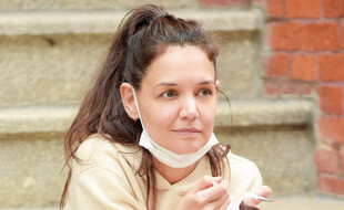 L'actrice Katie Holmes à New York