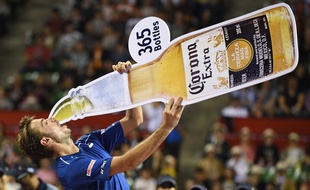 Stan Wawrinka après sa victoire contre Benoit Paire, le 11 octobre à Tokyo.