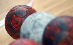 Des ballons de handball (illustration).