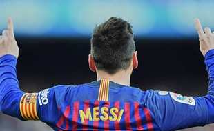 Lionel Messi lors de Barça-Espanyol Barcelone, le 30 mars 2019.