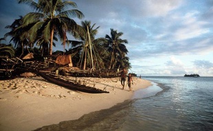 L'île de Kiriwina, dans l'archipel de Nouvelle-Guinée.
