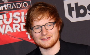 Le chanteur Ed Sheeran aux iHeartRadio Music Awards 2017