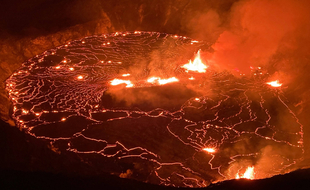 Le volcan Kilauea, situé à Hawaï et l'un des plus actifs du monde, est à nouveau entré en éruption fin septembre 2021.