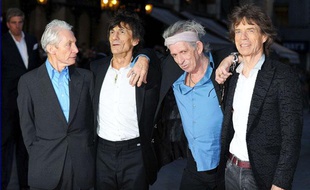Les Rolling Stones à Londres, le 18 octobre 2012.