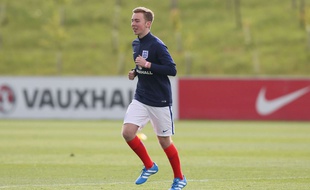 Un intrus s'est invité à l'entraînement de l'Angleterre le 18 mai 2016.