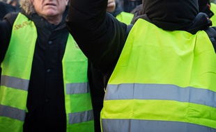 illustration de "gilets jaunes"