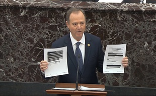 Le démocrate Adam Schiff, au procès en destitution de Donald Trump, le 22 janvier 2020.