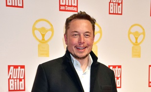 L'homme d'affaires Elon Musk à Berlin
