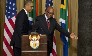 Barack Obama et Jacob Zuma, le 29 juin 2013