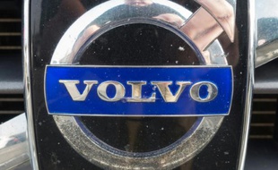 Le logo de Volvo, le 2 janvier 2015