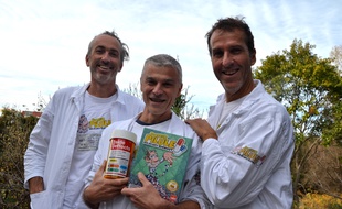 Guillaume Brunier, Jacques Exertier et Jean-Philippe Caro, les créateurs de Docteur Pilule