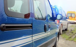 Illustration d'un véhicule de gendarmerie, ici près de Rennes.