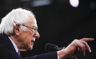 Bernie Sanders, à Manchester, (New Hampshire), le 11 février 2020.