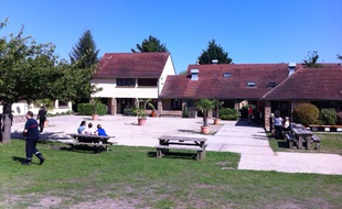 Les migrants seront accueillis sur l'ile de loisirs de Cergy (Val-d'Oise), le 9 septembre 2015.